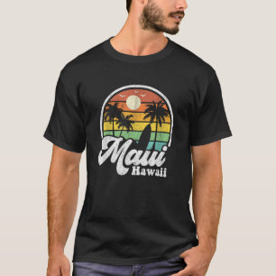 T-shirt Vintage Maui Hawaii Hawaii Plage Hawaiian Surf 70