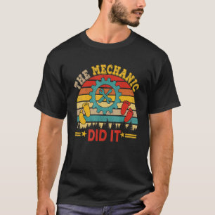 T-shirt Vintage Mécanique Rétro L'A Fait Annonce De Grosse