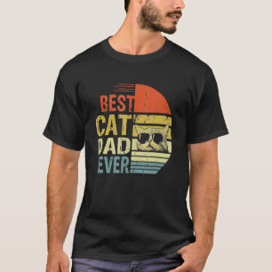 T-shirt Vintage Meilleur Chat Papa Jamais Chat Papa 3