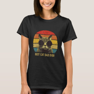 T-shirt Vintage Meilleur Chat Papa Jamais Chat Papa Chat P
