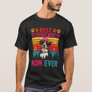 T-shirt Vintage Meilleur Entlebucher Montagne Maman toujou