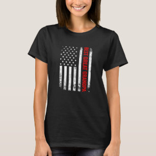 T-shirt Vintage Meilleur grand grand-père américain Drapea