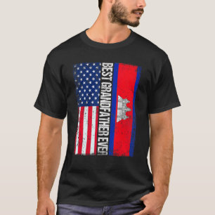 T-shirt Vintage Meilleur Grand-Père Jamais Rétro Cambo Amé