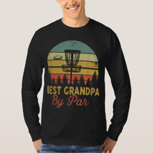 T-shirt Vintage Meilleur Grand-Père Par Par Disque Golf Ca