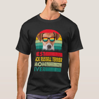 T-shirt Vintage Meilleur Jack Russell Terrier Maman Ever M