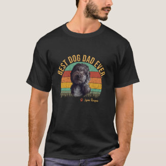 T-shirt Vintage Meilleur Lagotto Romagnolo Papa Jamais Pèr