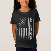 Vintage Meilleur papa Jamais Drapeau Américain Dis