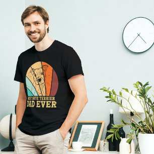 T-shirt Vintage Meilleur Skye Terrier Papa Jamais Amoureux