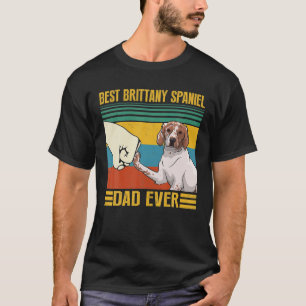 T-shirt Vintage Meilleure Bretagne Espagnol Papa Jamais Po