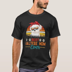 T-shirt Vintage Meilleure maman maltaise Jamais Mère malta