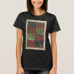 T-shirt Vintage Menorah, Festival des lumières Happy Hanou<br><div class="desc">Illustration vintage image de la judaïque religieuse avec une Menorah antique aux bougies. Joyeux Hanoukka Chanukah,  Chanukkah ou Chanuka ! Le Festival des Lumières et Fête de la Dédication,  est un jour férié juif de huit jours.</div>