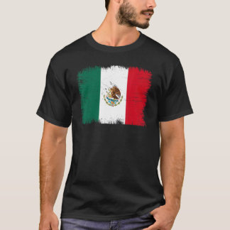 T-shirt Vintage Mexico Flag Mexican Independence Day