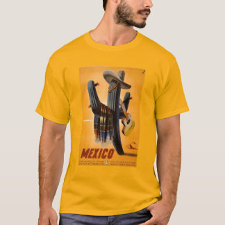 T-shirt Vintage Mexique - Mexique Voyage Tourisme Advert