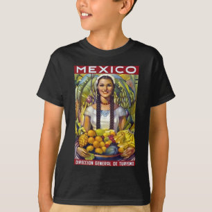 T-shirt Vintage Mexique Travel Tourisme Publicité