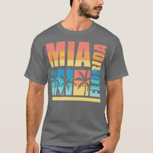 T-shirt Vintage Miami Lover Exotic Summer Florida State Fl
