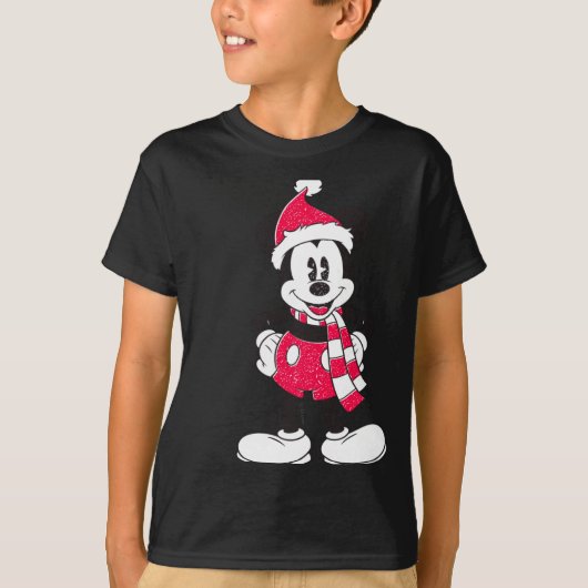 T-shirt Vintage Mickey Festive Fun (Devant)