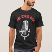 T-shirt Vintage microphone (Devant)