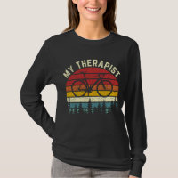 vintage mon thérapeute vélo cycliste drôle de vélo