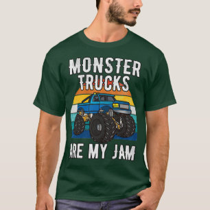 T-shirt Vintage Monster Truck Sont Mes Jam Boys Anniversai