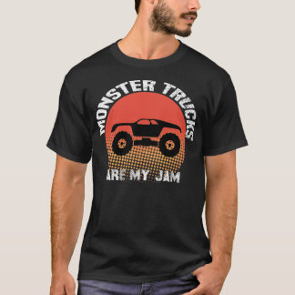 T-shirt Vintage Monster Truck sont My Jam drôle Truck Boys