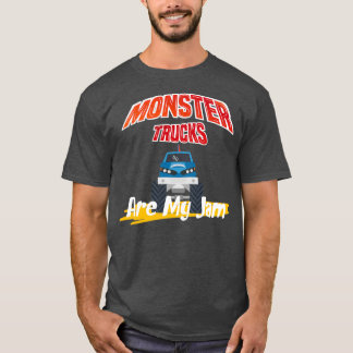 T-shirt Vintage Monster Truck sont My Jam drôle Truck Boys