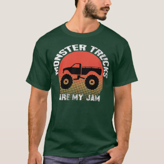 T-shirt Vintage Monster Truck sont My Jam drôle Truck Boys