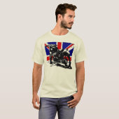 T-shirt vintage moto britannique (Devant entier)