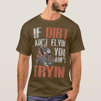 T-shirt vintage Motocross Dirt Bike Racing cadeau Premium
