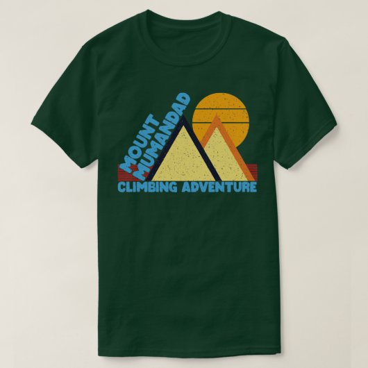T-shirt Vintage Mount Mumandad Escalade (Design devant)