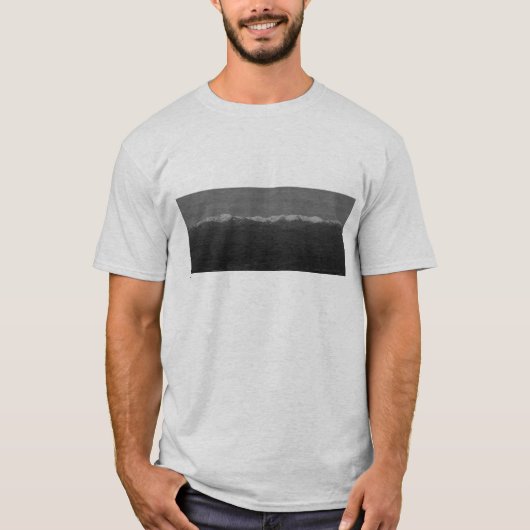T-shirt Vintage mountain landscape photograph (Devant)