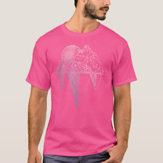 T-shirt Vintage Mountains Hiking Camping Rock Climbing Cam