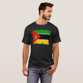 T-shirt Vintage Mozambique Flag Mozambican Independence Da (Devant entier)