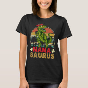 T-shirt Vintage Nanasaurus Dinosaur Trex