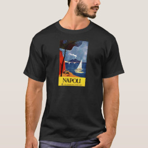 T-shirt Vintage Napoli Voyage Amour Romance