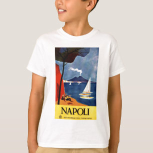 T-shirt Vintage Napoli Voyage Amour Romance