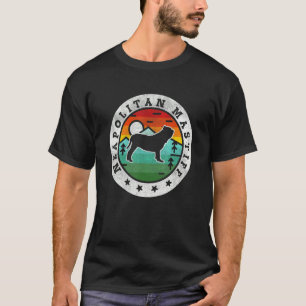 T-shirt Vintage Napolitain Mastiff Retro Chien Papa