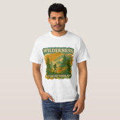 T-shirt vintage Nature Randonnée (Devant entier)
