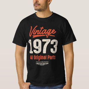 T-shirt Vintage Né en 1973 - 49e anniversaire Retro Classi
