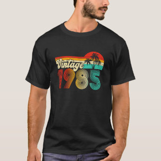 T-shirt Vintage Né En 1985 40e anniversaire Cadeaux 40 ans