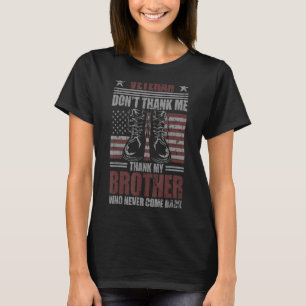 T-shirt Vintage ne me remercie pas Merci à mes frères qui