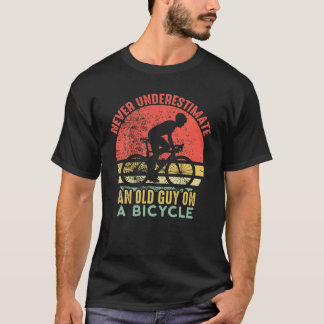 T-shirt Vintage Ne Sous-Estime Jamais Un Vieux Homme Sur U