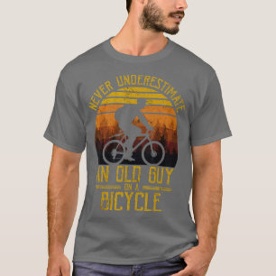 T-shirt Vintage Ne Sous-Estime Jamais Un Vieux Type Sur Un