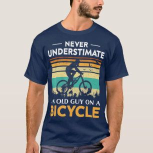 T-shirt Vintage Ne Sous-Estime Jamais Un Vieux Type Sur Un