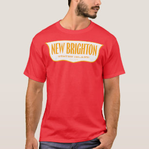 T-shirt Vintage New York Shield New Brighton Staten Island