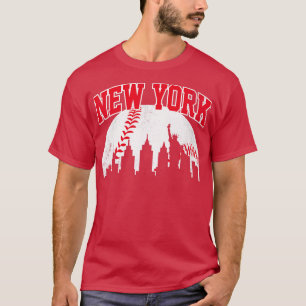T-shirt Vintage New York Skyline City Gameday Retro Vintag