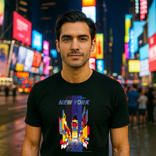 T-shirt Vintage New York Times Carré âge atomique