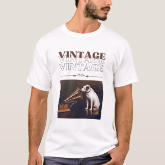 T-shirt Vintage Nipper le RCA Victor Sa voix de maître