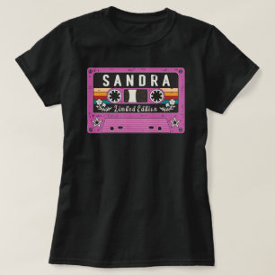 T-shirt vintage Nom Sandra