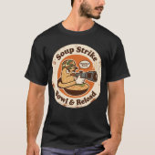 T-shirt Vintage Noodle Bowl Combat Gamer Amusant (Devant)