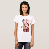 T-shirt VINTAGE NURSE et Gold Caduceus (Devant entier)